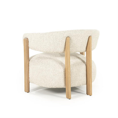 Fauteuil Lola | Beige Stof