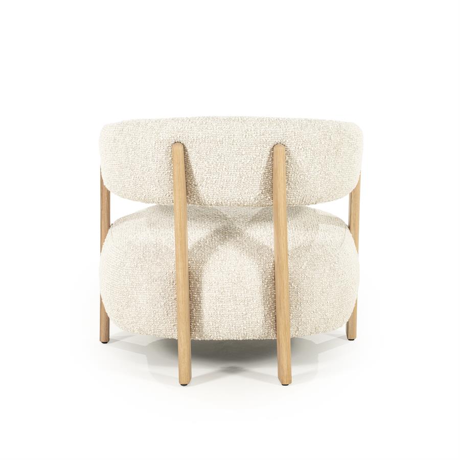 Fauteuil Lola | Beige Stof