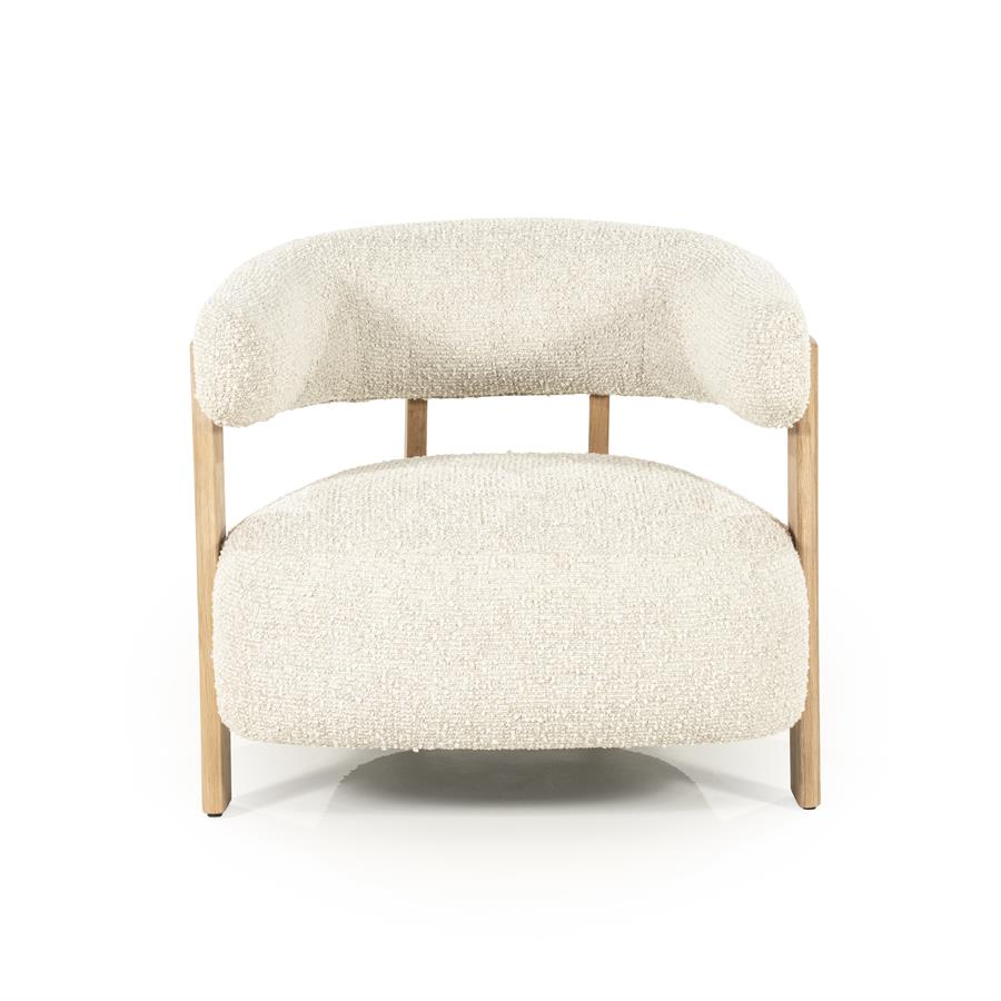 Fauteuil Lola | Beige Stof
