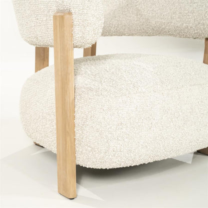 Fauteuil Lola | Beige Stof