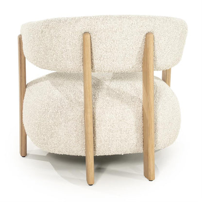 Fauteuil Lola | Beige Stof