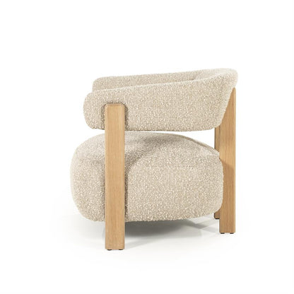 Fauteuil Lola | Taupe Stof