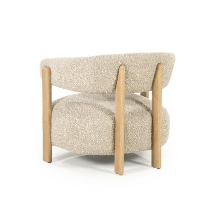 Fauteuil Lola | Taupe Stof