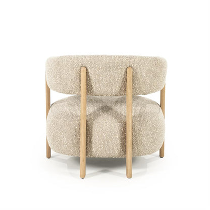 Fauteuil Lola | Taupe Stof