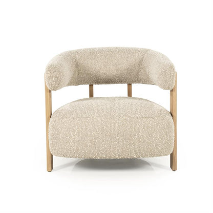 Fauteuil Lola | Taupe Stof