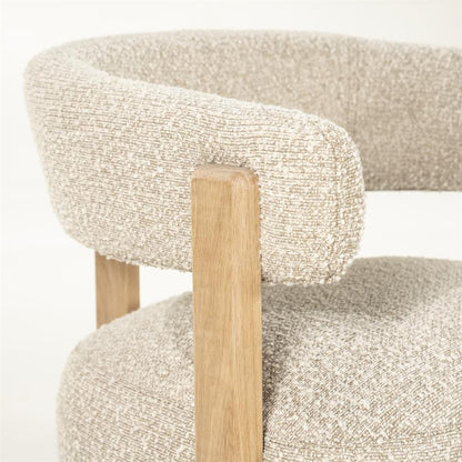 Fauteuil Lola | Taupe Stof
