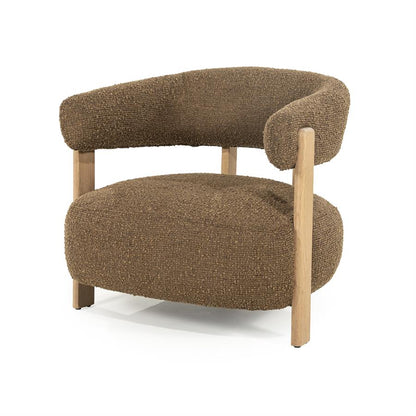 Fauteuil Lola | Bruin Stof