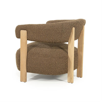 Fauteuil Lola | Bruin Stof