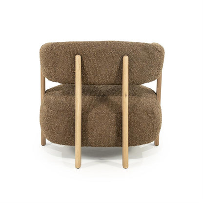 Fauteuil Lola | Bruin Stof