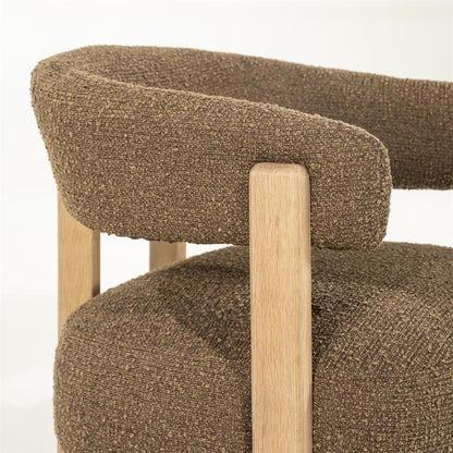 Fauteuil Lola | Bruin Stof