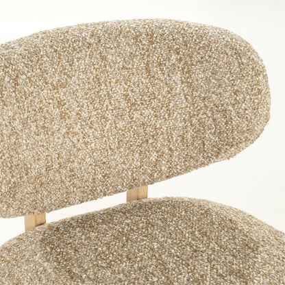 Fauteuil Reza | Taupe Stof | Poot