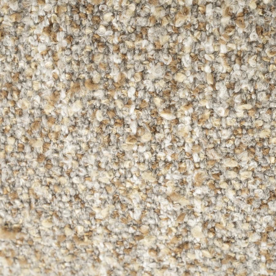 Fauteuil Reza | Beige Stof | Bruine Poot