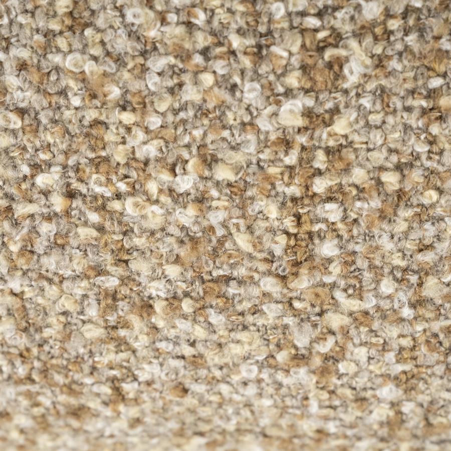 Fauteuil Reza | Taupe Stof | Bruine Poot