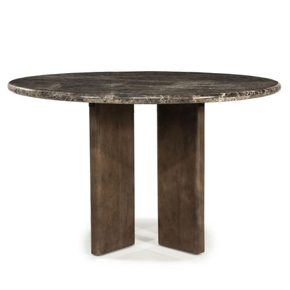 Eettafel Lando | Mangohout marmer