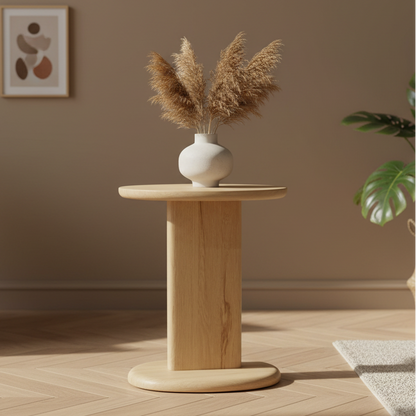 Bijzettafel Lori | Naturel Eikenhout