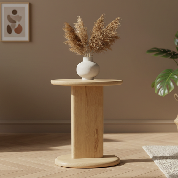 Bijzettafel Lori | Naturel Eikenhout