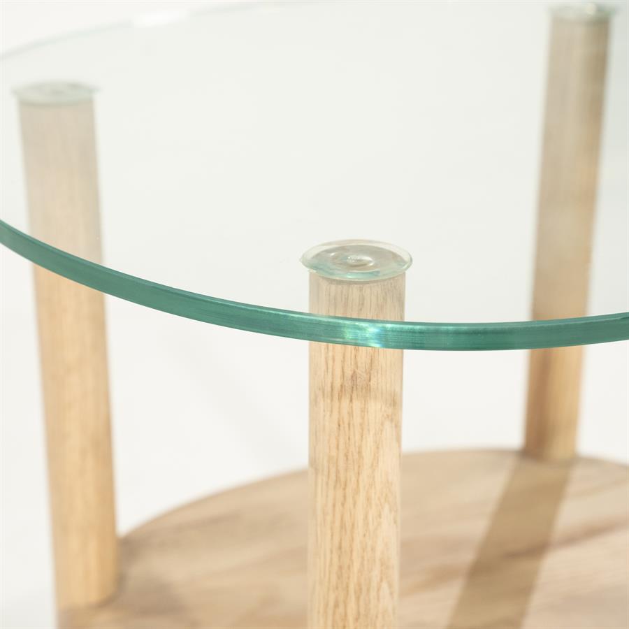 Bijzettafel Cleo | Naturel Eikenhout