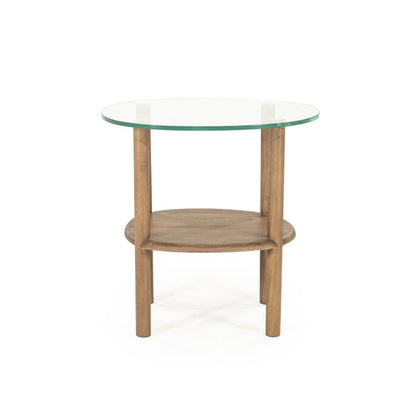 Bijzettafel Cleo | Bruin Eikenhout