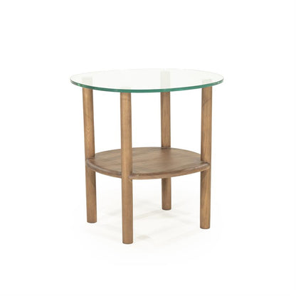 Bijzettafel Cleo | Bruin Eikenhout