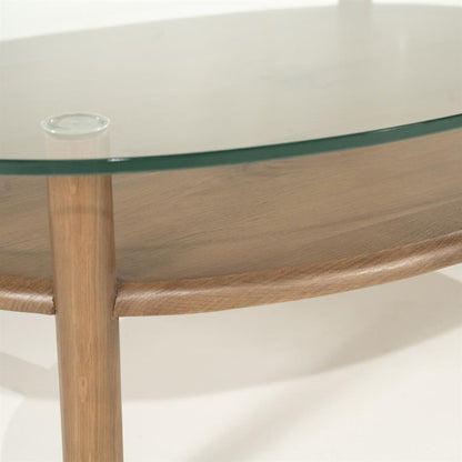 Salontafel Cleo | Bruin Eikenhout