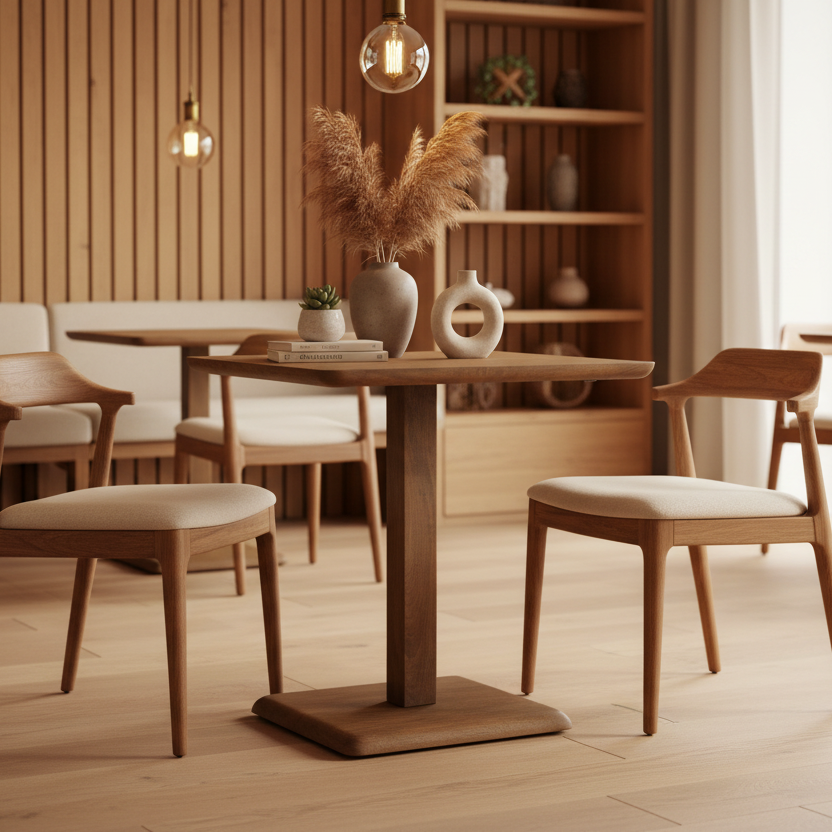 Restauranttafel Florent | Vierkant | Mangohout