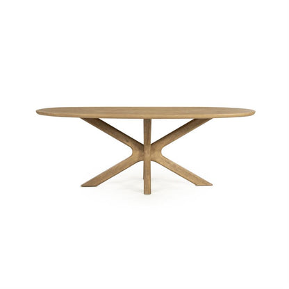 Eettafel Tycho |  Naturel Mangohout | Deens Ovaal
