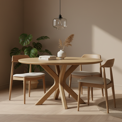 Eettafel Tycho | Mangohout | Ovaal