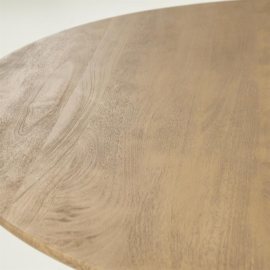 Eettafel Tycho | Mangohout | Ovaal