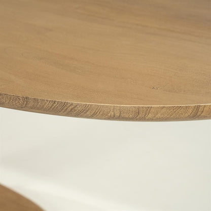 Eettafel Coco | Deens Ovaal | Naturel Mangohout — Detail