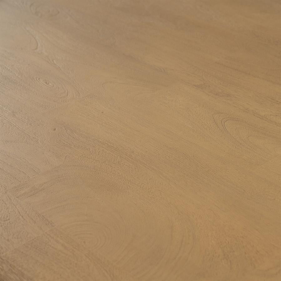 Eettafel Coco | Deens Ovaal | Naturel Mangohout — Detail