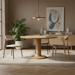 Eettafel Coco | Rond | Naturel Mangohout