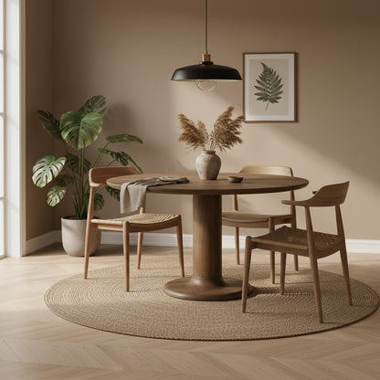 Eettafel Coco | Rond | Lichtbruin Mangohout