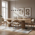 Eettafel Lune | Naturel Mangohout