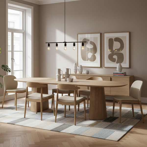 Eettafel Lune | Naturel Mangohout