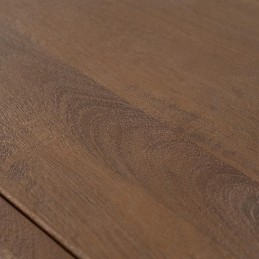 TV-meubel Murphy bruin mangohout, detail van het materiaal