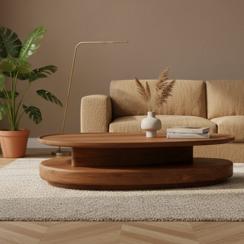 Salontafel Nino | Bruin Mangohout