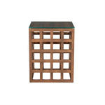Heras | Bruin Mango hout & glas