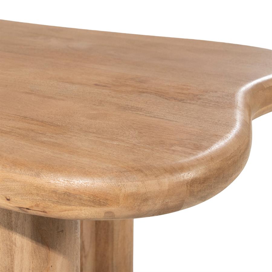 Eettafel Nigel | Naturel Mangohout — Detail