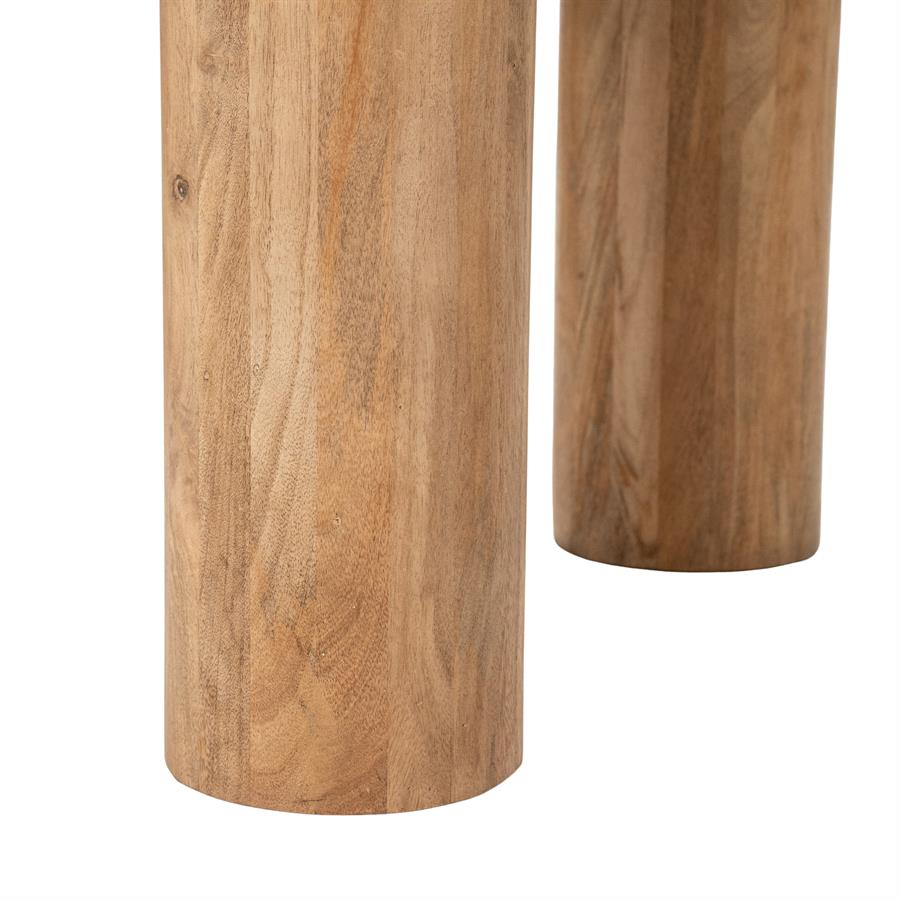 Eettafel Nigel | Naturel Mangohout — Detail