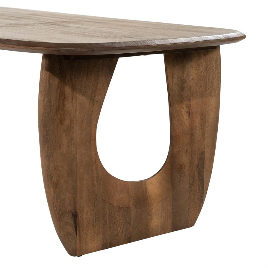 Eettafel Phoebe | Bruin Mangohout