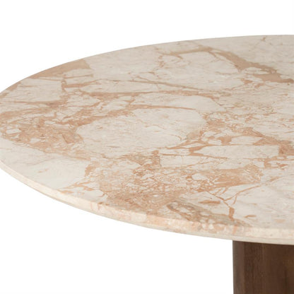 Eettafel Ted | Bruin | Mangohout Marmer