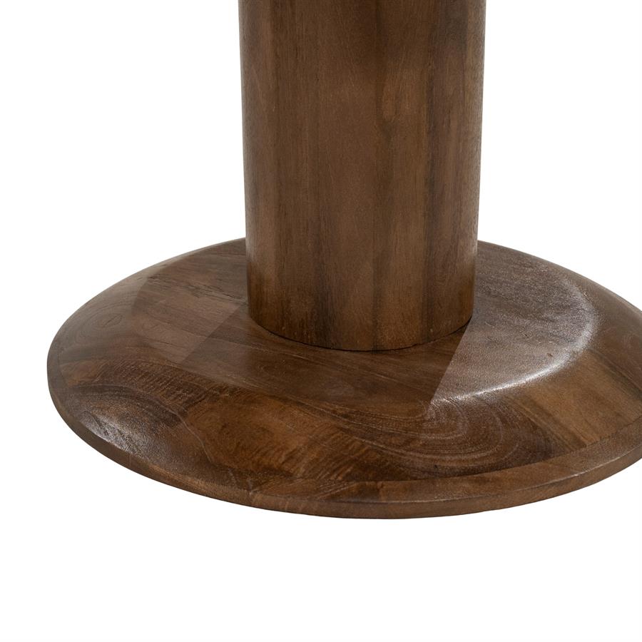 Eettafel Ted | Bruin | Mangohout Marmer