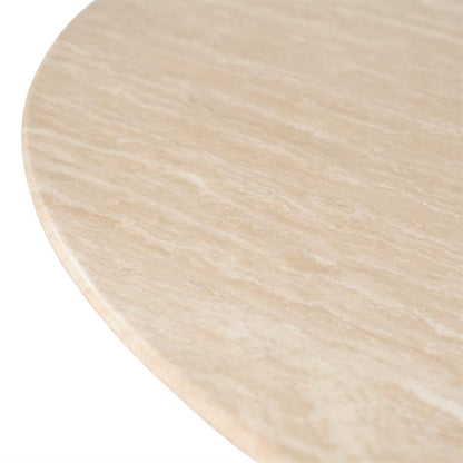 Eettafel Lova | Naturel Eikenhout & Travertin
