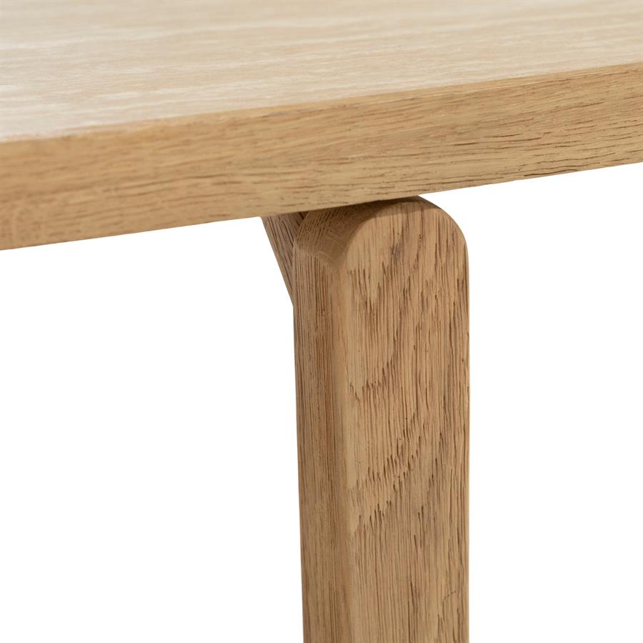 Salontafel Vidar | Naturel Eikenhout & Travertin
