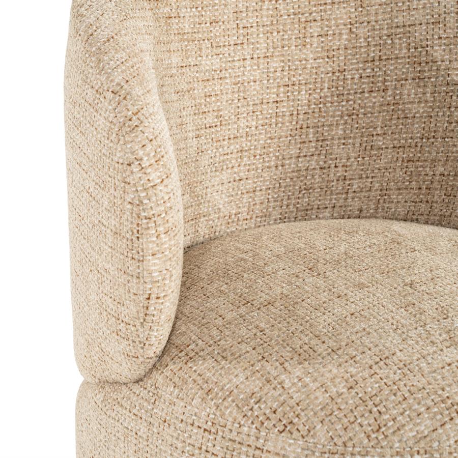 Eetkamerstoel Sulo | Taupe Stof