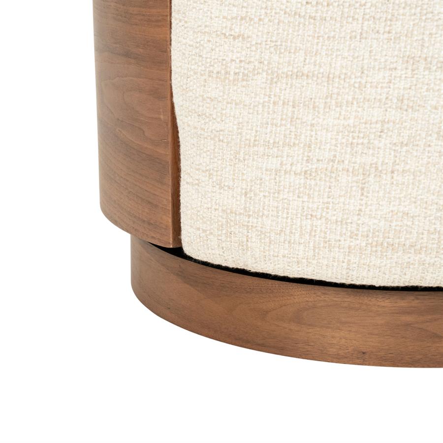 Fauteuil Nila beige stof