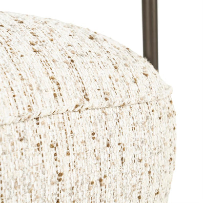 Fauteuil Norel beige stof
