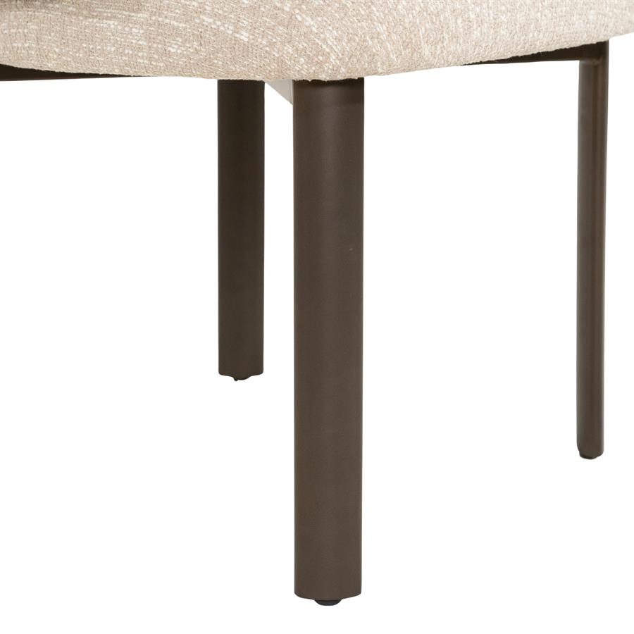 Eetkamerstoel Senna beige stof