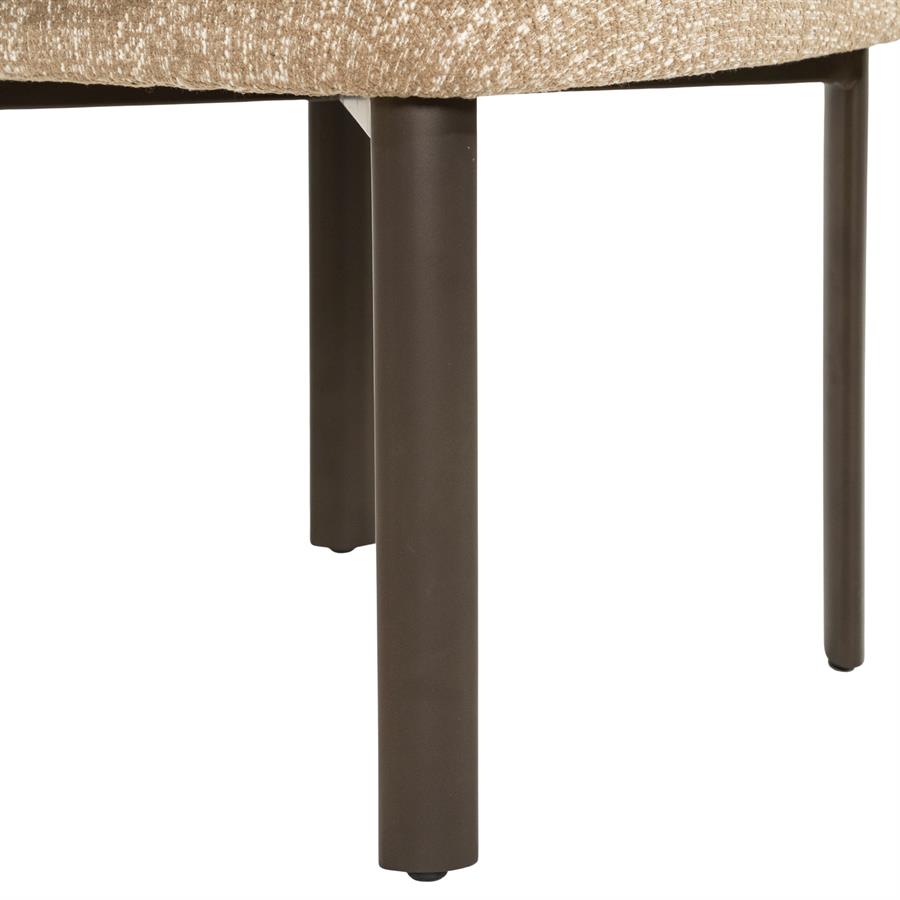 Eetkamerstoel Senna taupe stof