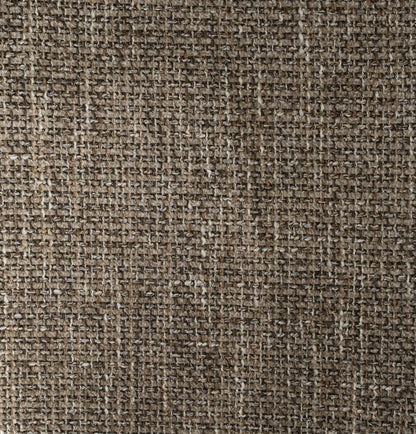 Eetkamerstoel Sepp bruin stof, detail van het materiaal